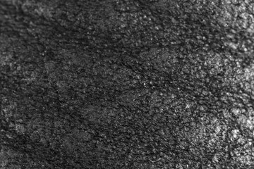 Fototapeta premium Black leather material as an abstract background