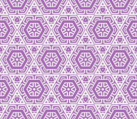 Seamless decorative geometric modern pattern. vector illustration.