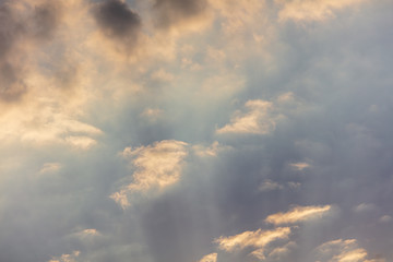 Obraz premium Clouds before the rain as a background