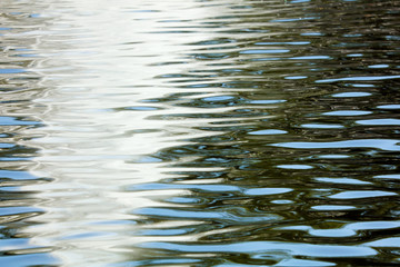 The smooth water as an abstract background