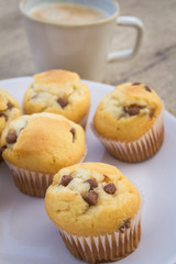 muffins et café