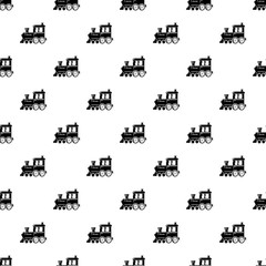 Locomotive pattern vector seamless repeating for any web design