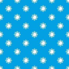 Sun pattern vector seamless blue repeat for any use