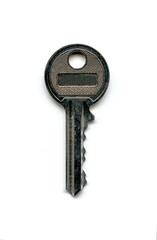Pin tumbler lock key or Yale-type key