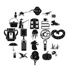 Acquisition of knowledge icons set. Simple set of 25 acquisition of knowledge vector icons for web isolated on white background