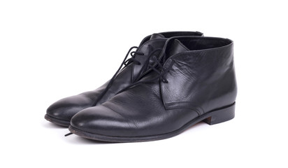 Expensive formal shoes, isolated