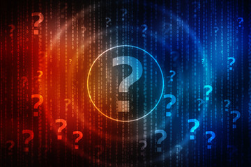 

2d illustration technology background