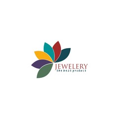 flower icon jewelery logo