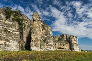 Fototapeta na wymiar Ancient Roman fortress Carsium, Romania