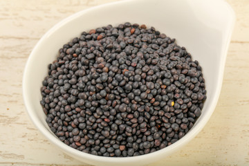 Black lentils