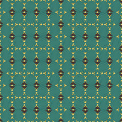 Geometric embroidery style. Ethnic seamless pattern. Abstract aztec background. Digital or wrapping paper. Boho ornament vector.