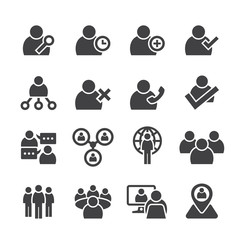 Office and People icon set