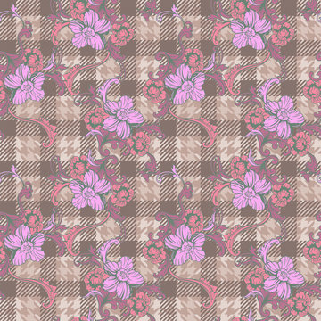 Pattern texture plaid scottish scozzese invernale