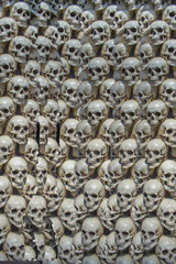 Amazing pile of skull and bone.
