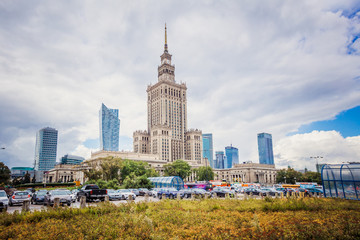 Fototapeta premium Palace of Culture and Science in Warsaw, Poland 