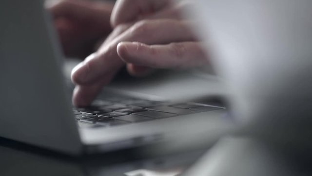 typing on keybord