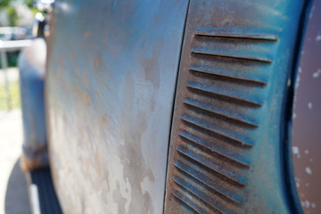 These are pictures of very old cars in very good condition, taken at a public exhibition

