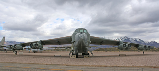 Vintage military airplane