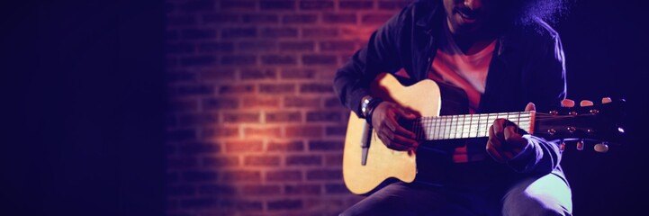 Musicians performing at nightclub