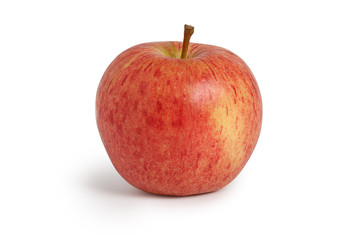 Red apple isolated on white background