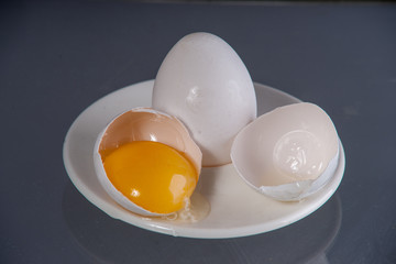 Eggs - Yolk Exposed