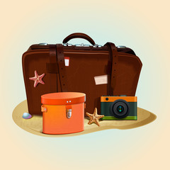 Retro Travel Suitcase