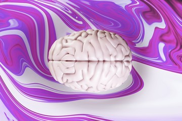 Composite image of brain