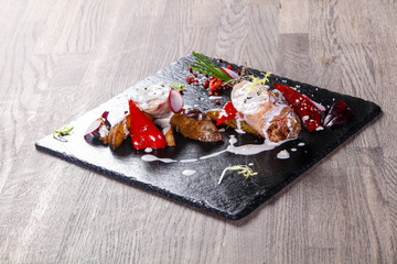 Grilled pork sausage