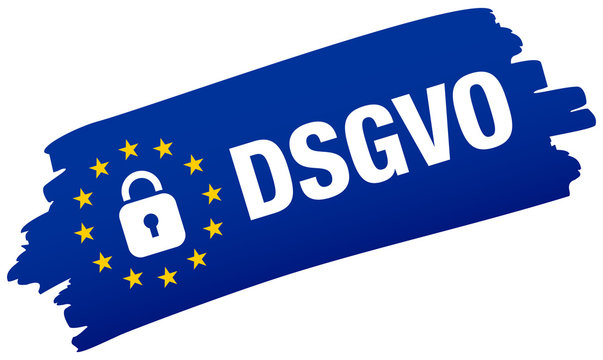 "DSGVO" Pinselstrich Europa