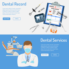 Dental Services Horizontal Banners