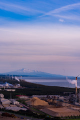 鳥海山と風景