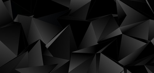 Fototapeta premium Low-Poly triangular background