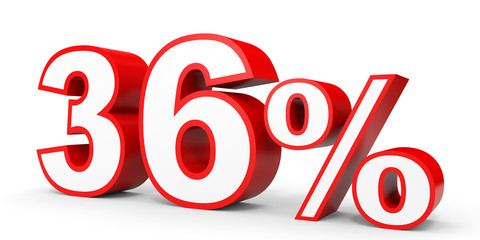 Thirty six percent off. Discount 36 %.
