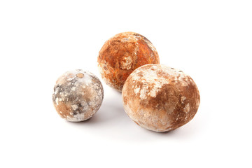 spoiled pumpkin isolated