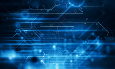 Circuit chip concept background