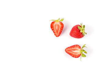 Ripe fresh strawberry