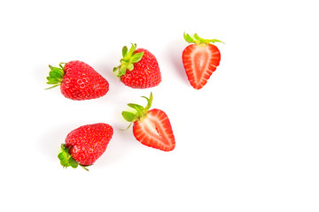 Ripe fresh strawberry