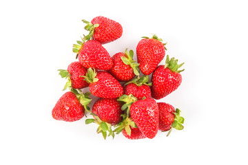 Ripe fresh strawberry