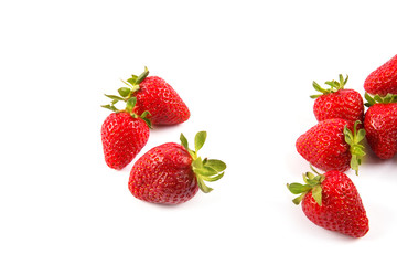 Ripe fresh strawberry