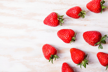 Ripe fresh strawberry