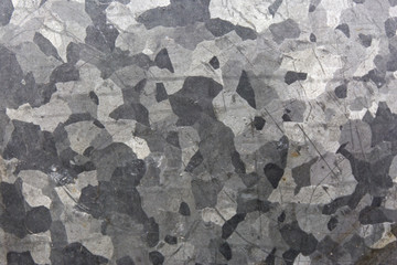 Zinc galvanized metal texture. Close up background.