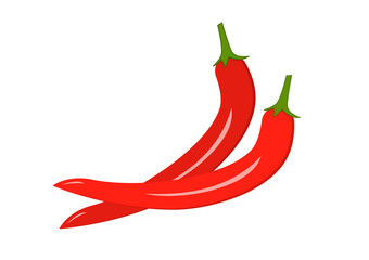 Vector illustration. Hot Chili.