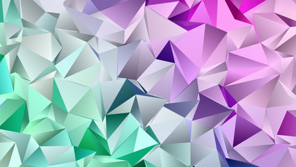 Abstract Low-Poly triangular modern background