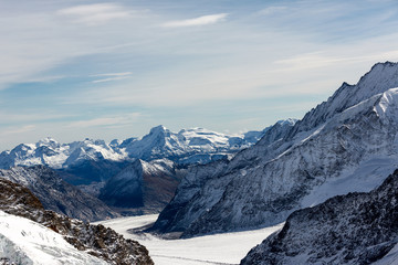 The Aletsch Glacier Switzerland.