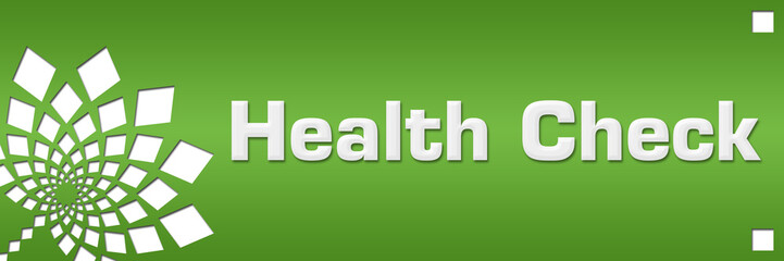 Health Check Green Floral Left 