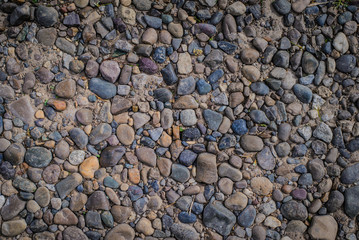 Abstract background of pebbles