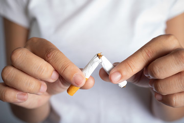 Stop Smoking Concept.