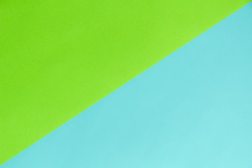 abstract graphic design, paper green and blue background.