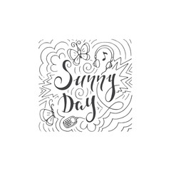 Vector hand drawn sketch