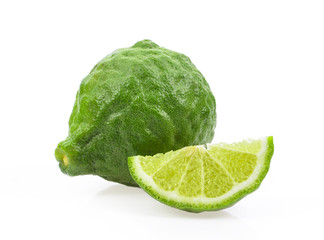 bergamot on white background